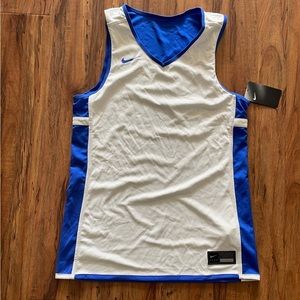 ✨NWT✨ Nike blue/white reversible Tank Top, size M